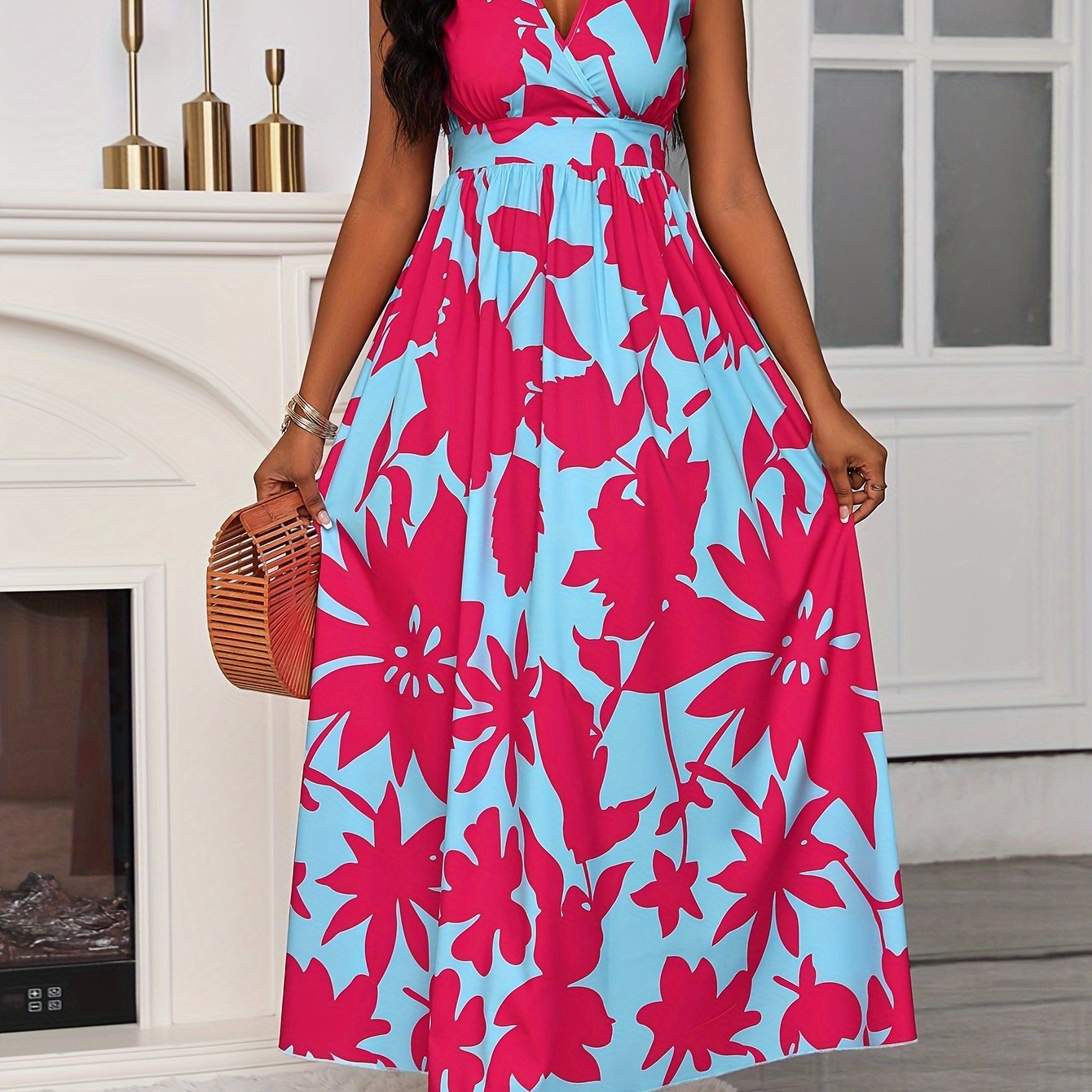 Rose | Elegant Floral Maxi Dress