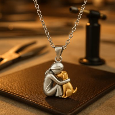 Quin London | Necklace with dog pendant