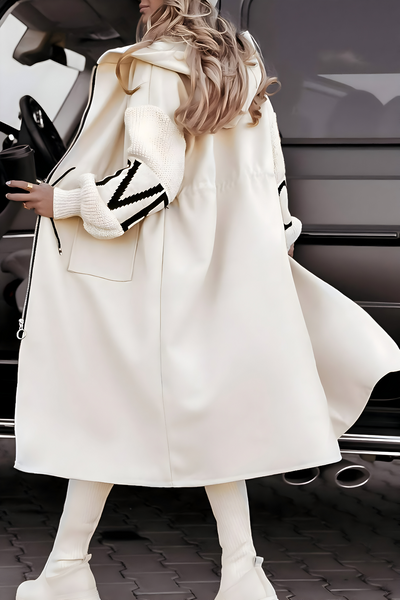 Elise-Knit Hooded Jacket