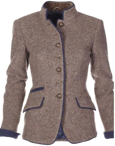 Isabella | Elegant Cardigan with High Collar