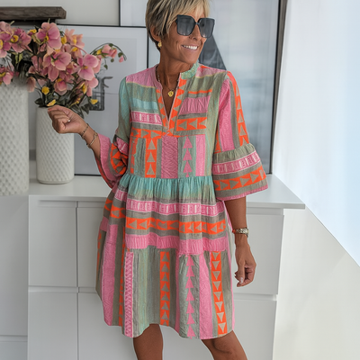 Stacey | Embroidered Summer Dress Mini