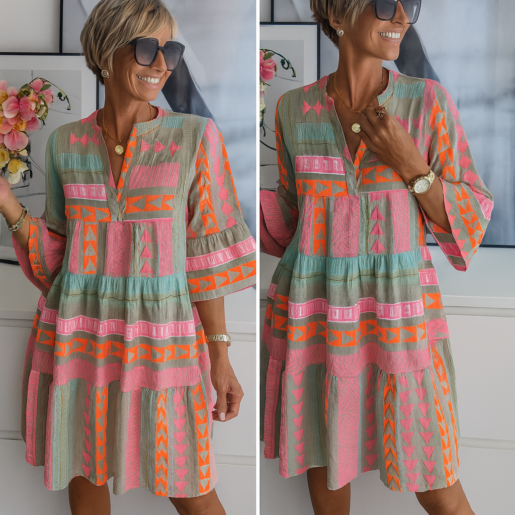 Stacey | Embroidered Summer Dress Mini