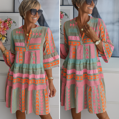 Stacey | Embroidered Summer Dress Mini