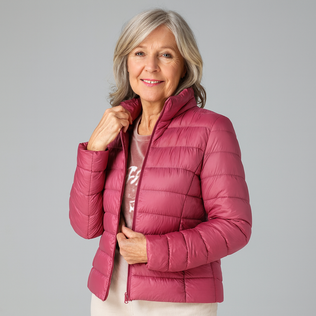ELIN -  Ultra-Light Jacket with White Duck Feathers