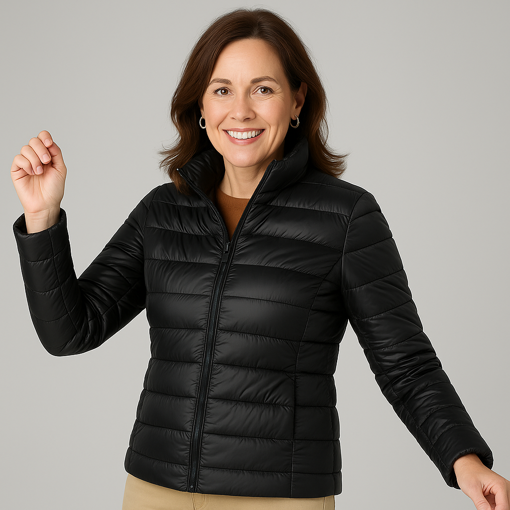 ELIN -  Ultra-Light Jacket with White Duck Feathers