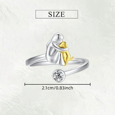 Quin London | Ring with dog icon