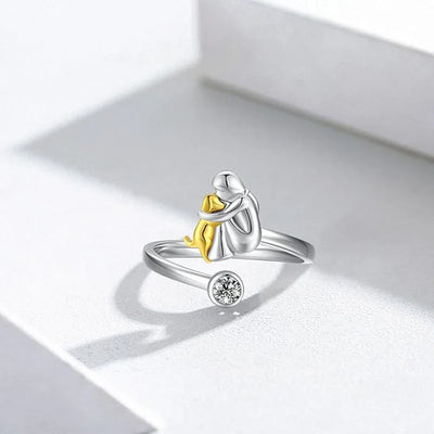 Quin London | Ring with dog icon