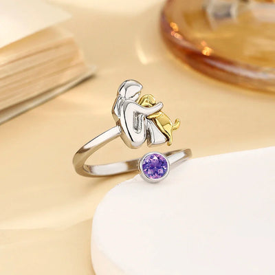 Quin London | Ring with dog icon