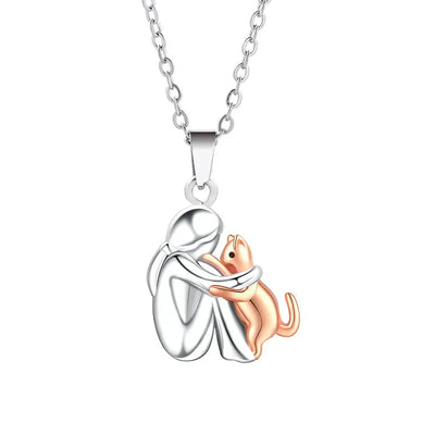 Quin London | Necklace with cat pendant