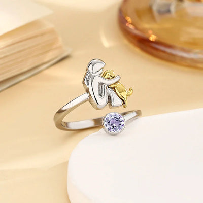 Quin London | Ring with dog icon