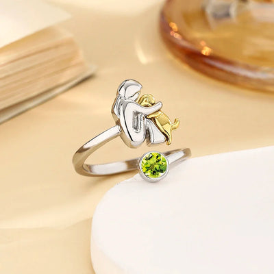 Quin London | Ring with dog icon