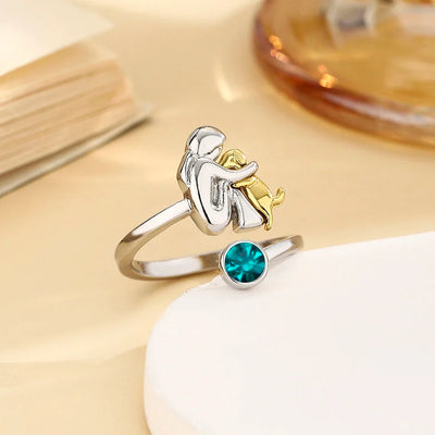Quin London | Ring with dog icon
