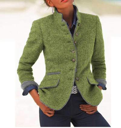 Isabella | Elegant Cardigan with High Collar