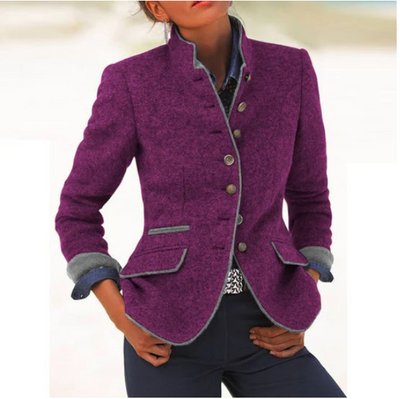 Isabella | Elegant Cardigan with High Collar