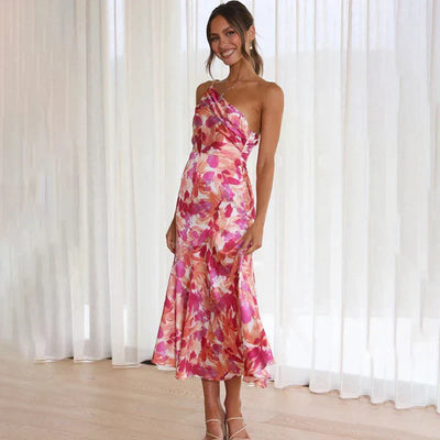 Isadora - Elegante One-Shoulder Dress