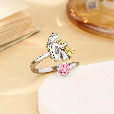 Quin London | Ring with dog icon