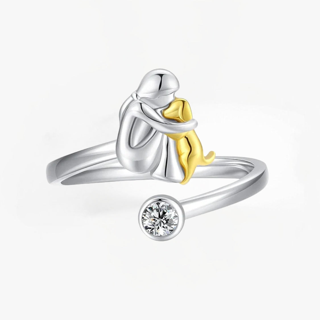 Quin London | Ring with dog icon